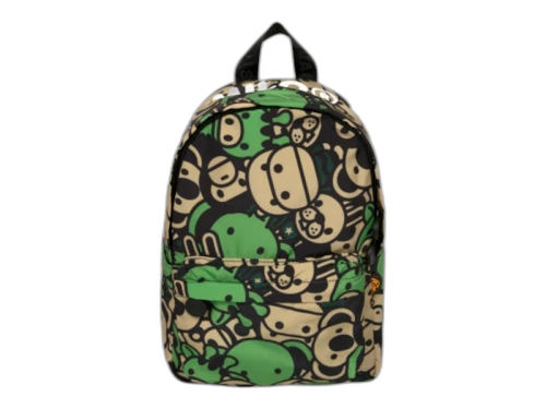 BAPE Baby Milo And Friends Small Backpack Army Green