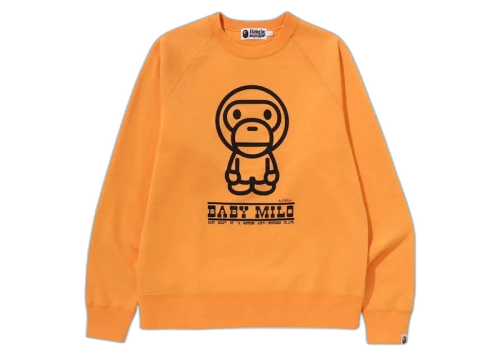 BAPE Baby Milo Crewneck Orange