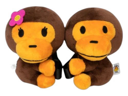 BAPE Baby Milo Curtain Tie Brown