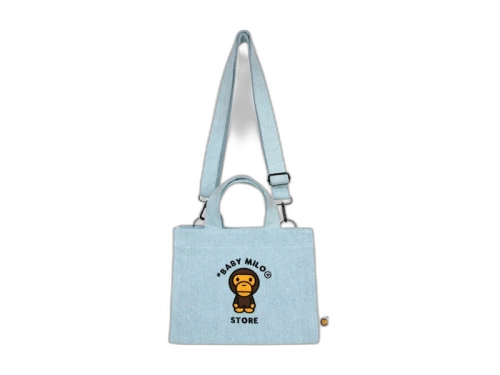 BAPE Baby Milo Denim Small Tote Bag Denim