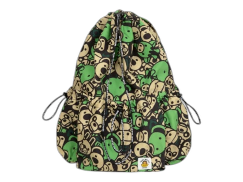 BAPE Baby Milo & Friends Large Backpack Emerald