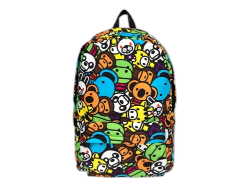 BAPE Baby Milo & Friends Large Backpack Light Green