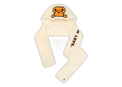 BAPE Baby Milo Hood Scarf Cream