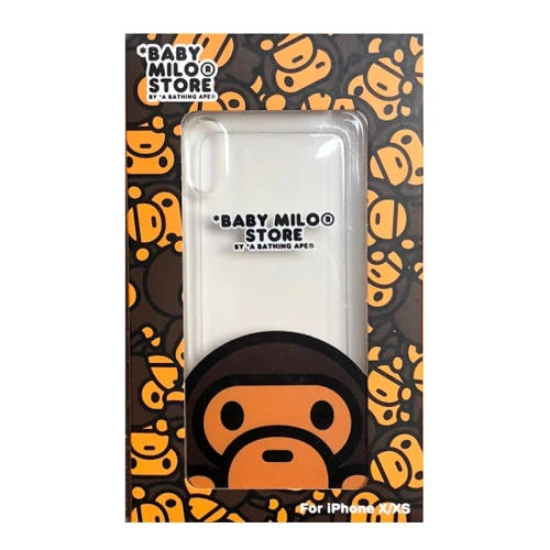 BAPE Baby Milo Iphone X Case Clear