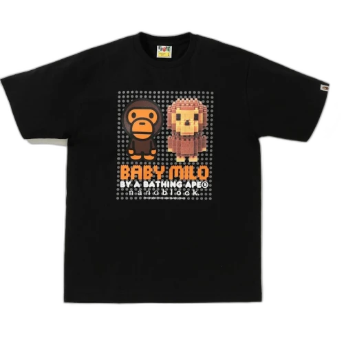 BAPE Baby Milo Nanoblock Tee #1 Black