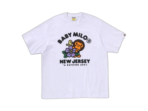 BAPE Baby Milo New Jersey Exclusive Tee White
