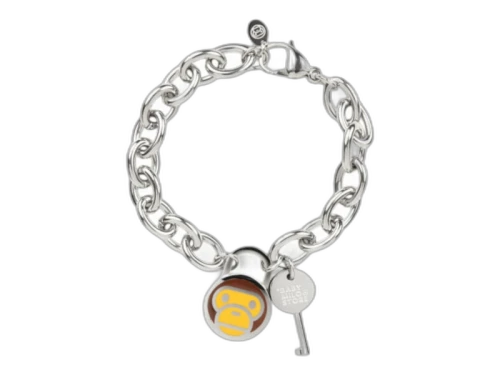 BAPE Baby Milo On-The-Go Bracelet Silver