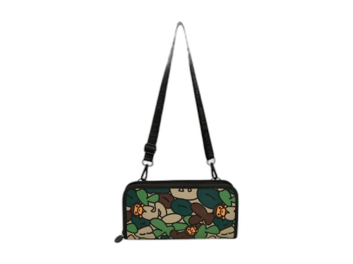 BAPE Baby Milo Passport Holder Army Green