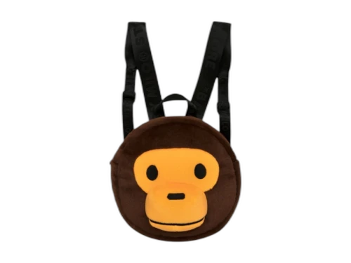 BAPE Baby Milo Plush Backpack (SS25) Brown
