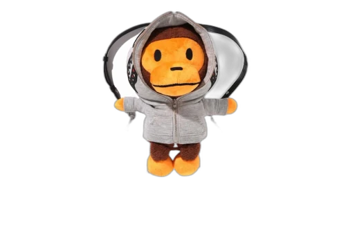 BAPE Baby Milo Plush Doll Backpack Brown