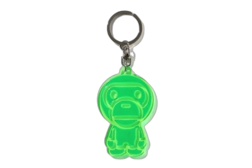 BAPE Baby Milo Reflective Keychain Green