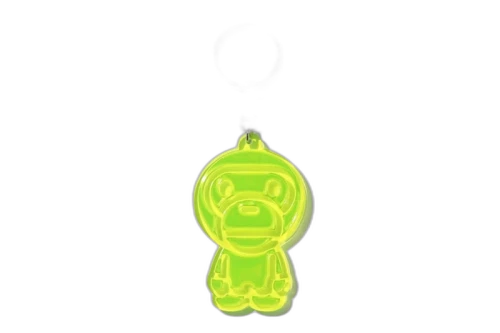 BAPE Baby Milo Reflective Keychain Yellow