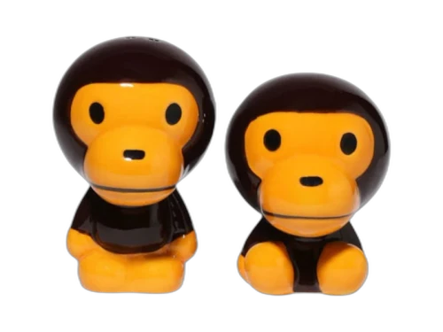 BAPE Baby Milo Salt and Pepper Shaker Brown