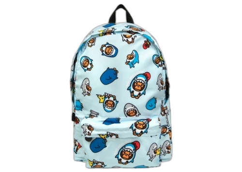BAPE Baby Milo Soft Backpack Light Blue