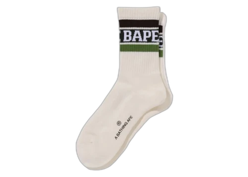 BAPE Line Socks (SS24) Green