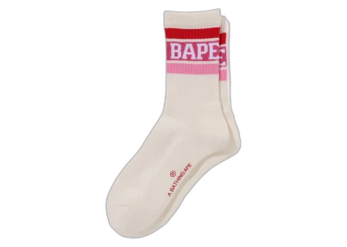 BAPE Line Socks (SS24) Pink