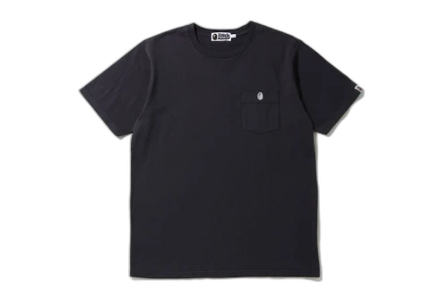 BAPE One Point Pocket Overdye Tee Black