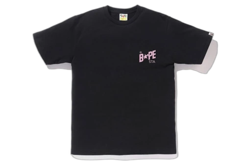 BAPE Bapesta Color Tee Black/Pink