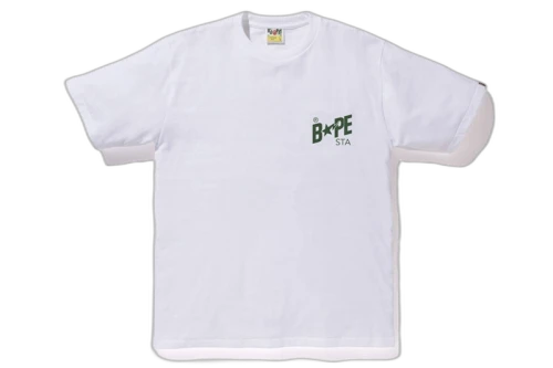 BAPE Bapesta Color Tee White/Green