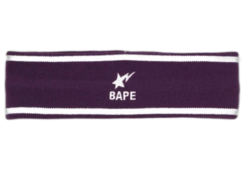 BAPE Bapesta Headband Purple