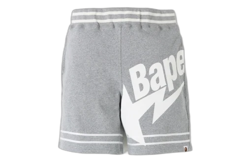 BAPE Bapesta Shorts Grey