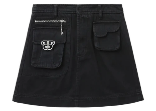 BAPE BAPY Cargo Mini Skirt Grey