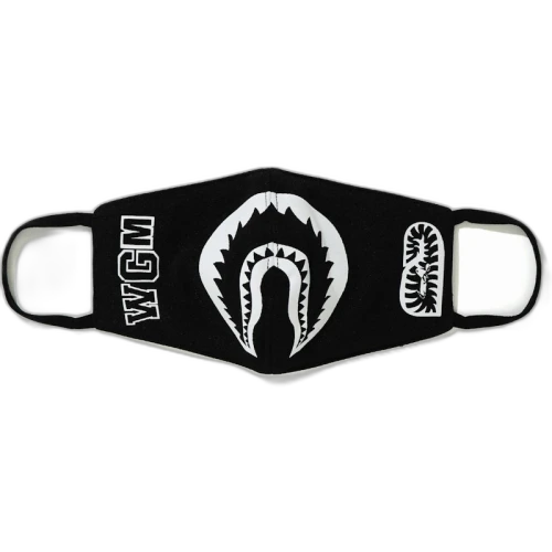 BAPE Bi Color Shark Mask Black/White