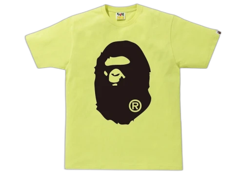 BAPE Bicolor Big Ape Head Tee (FW21) Green