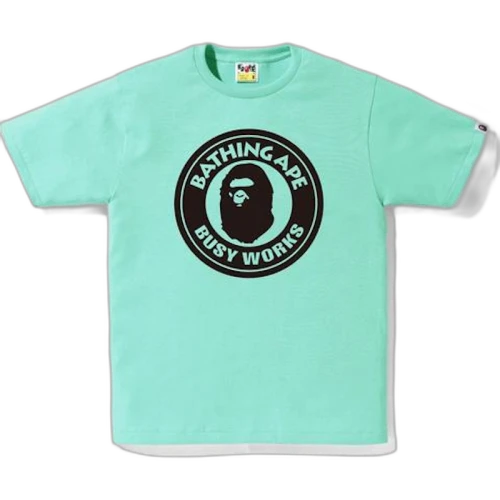 BAPE Bicolor Busyworks Tee Green