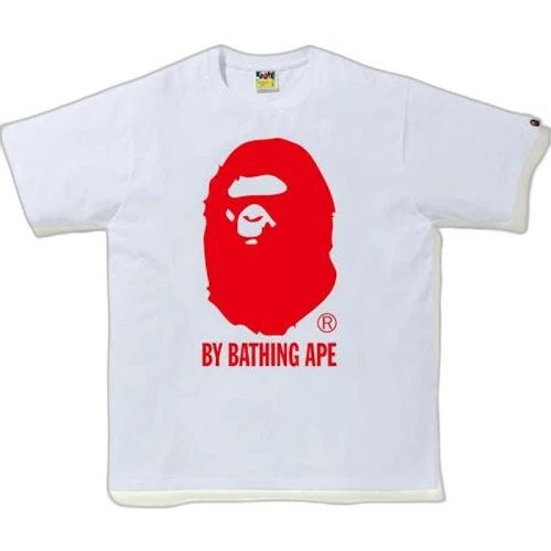 BAPE Bicolor By Bathing Ape Tee White/Red