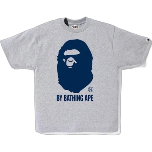 BAPE Bicolor by Bathing Tee Tee Gray