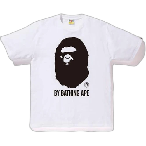 BAPE Bicolor By Bathing Tee White/Black