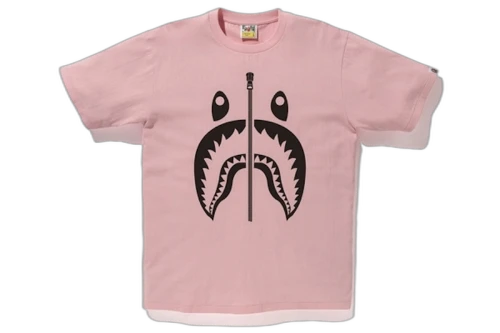BAPE Bicolor Shark Tee Pink