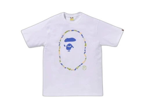 BAPE Big Ape Head New Jersey Exclusive Tee White