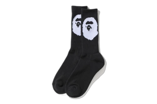 BAPE Big Ape Head Socks Black