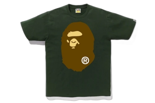BAPE Big Ape Head Tee Green