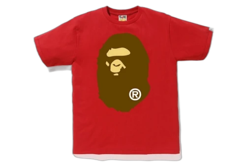 BAPE Big Ape Head Tee Red