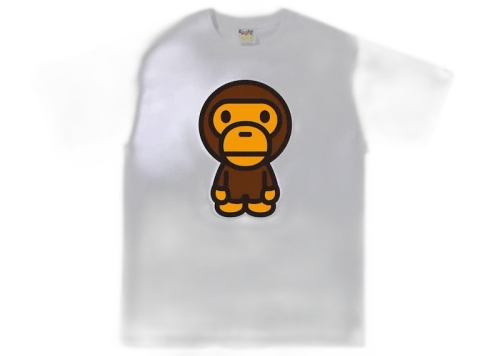BAPE Big Baby Milo Tee White
