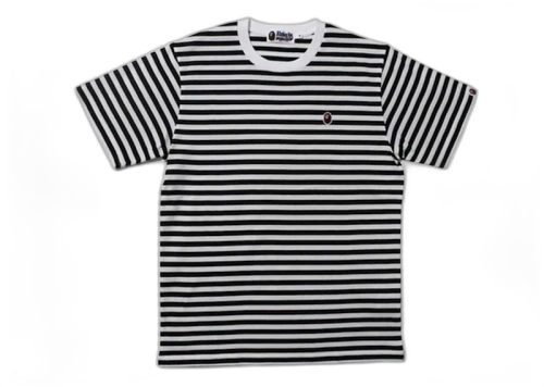 BAPE Big College Hoop Tee Black