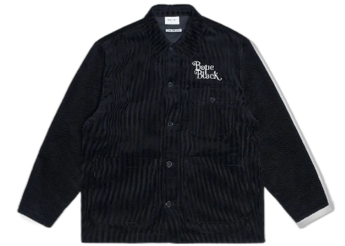 BAPE BLACK Courduroy Work Jacket Black