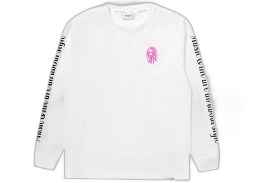 BAPE Black Jazz L/S Tee White