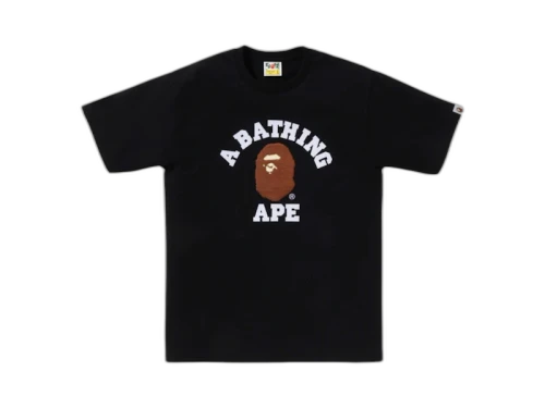 BAPE Boa College Bapec Tee Black