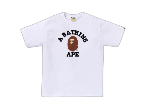 BAPE Boa College Bapec Tee White
