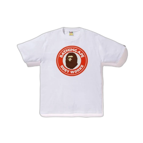 BAPE Boa Colorful Busy Works Tee White