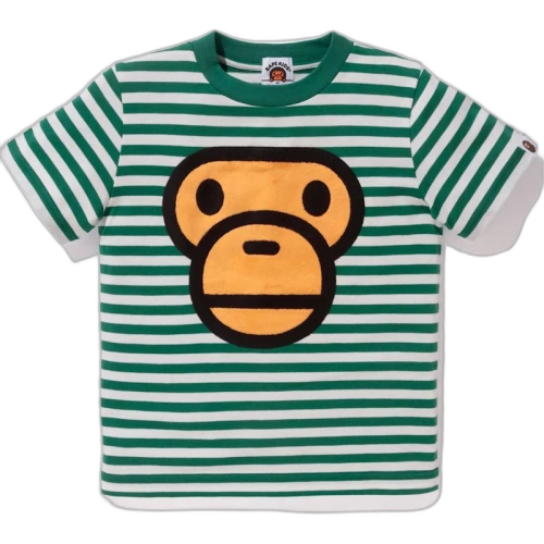 BAPE Boa Milo Face Hoop Tee Tee (Kids) Green