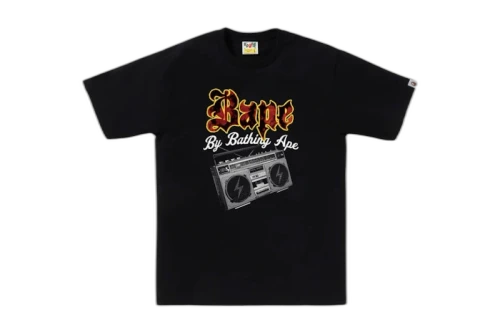 BAPE Boombox Tee Black