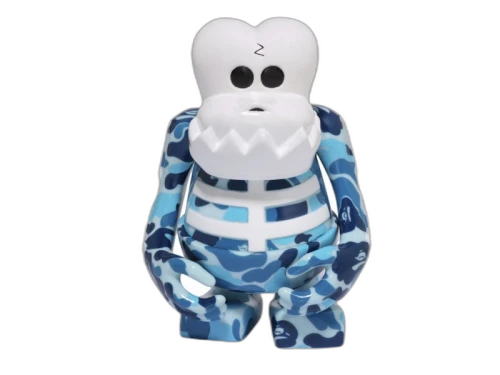 BAPE Bounty Hunter Skull-Kun Special Figure Blue