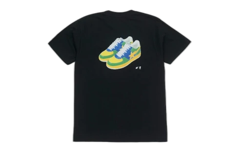 BAPE Brazil Bapesta Shoe Tee Black