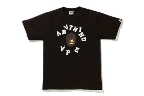 BAPE Broken College Tee Brown
