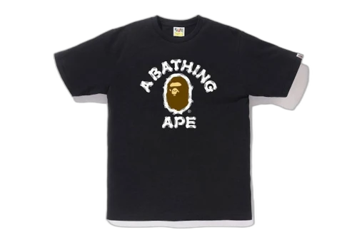 BAPE Brush College Tee (SS20) Black